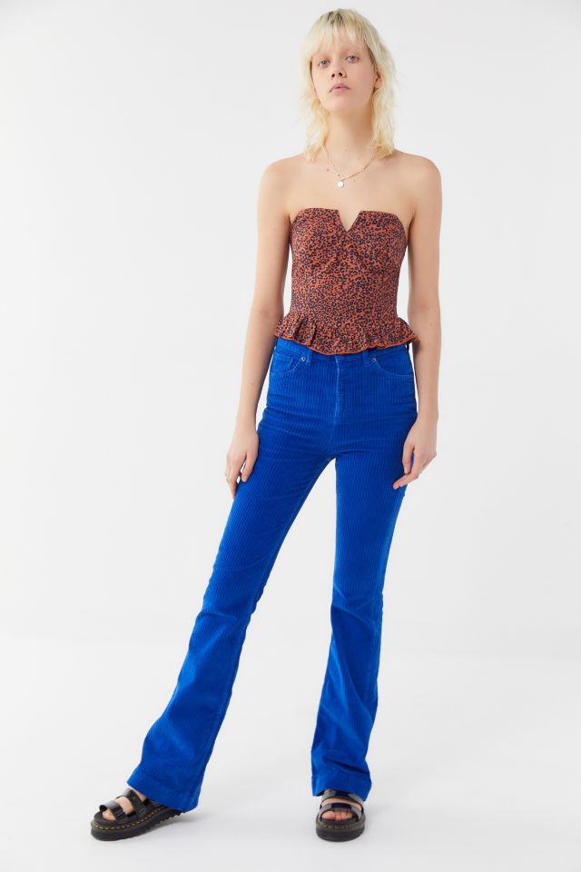BDG Corduroy Super Flare Pant – Emerald  Urban Outfitters Singapore  Official Site