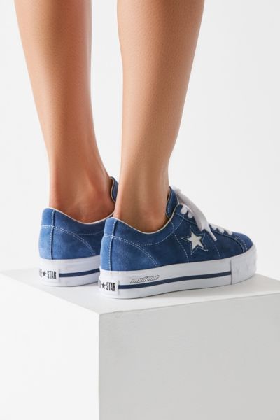 converse one star x mademe suede platform sneaker