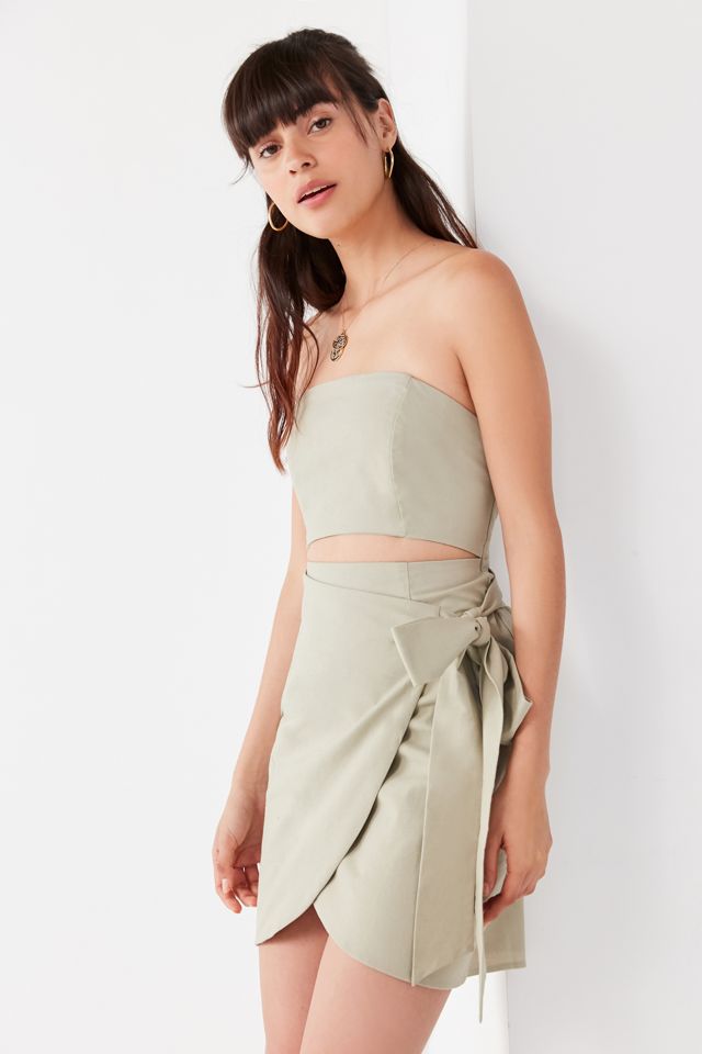 Love + Harmony Linen Tube Top Dress | Urban Outfitters