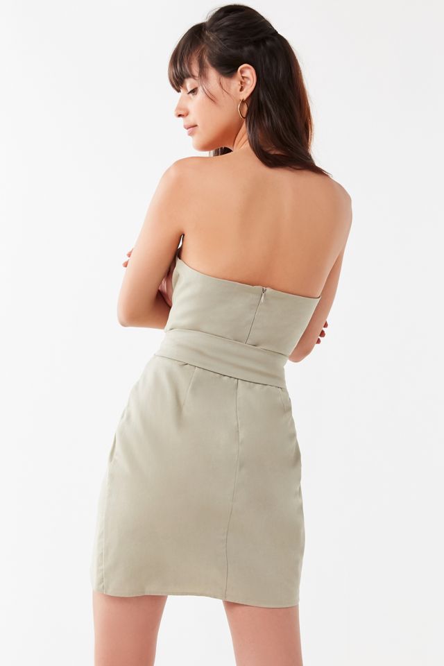 Love + Harmony Linen Tube Top Dress | Urban Outfitters