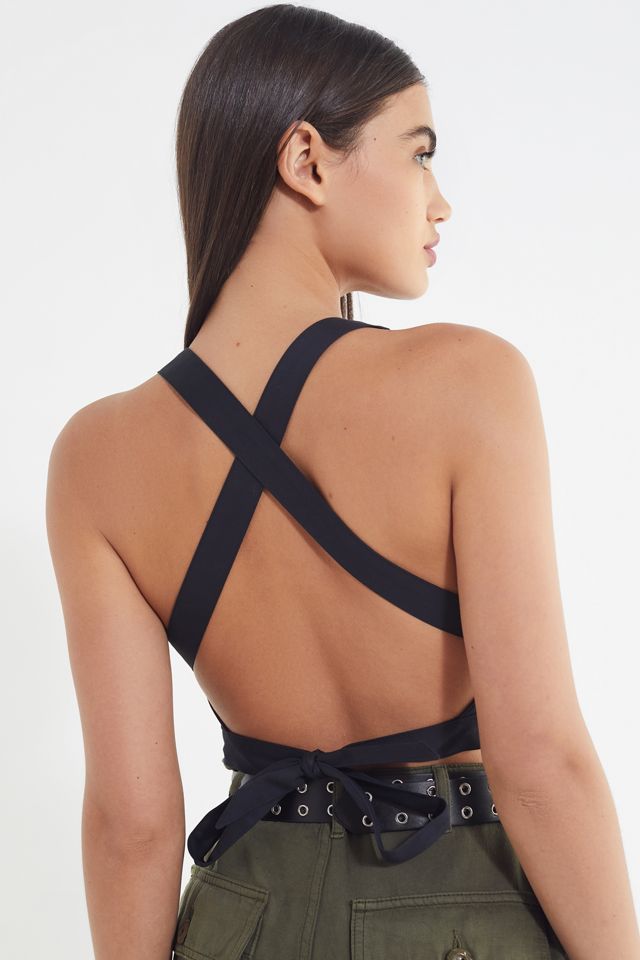 UO Brooke Cropped Apron Top #1