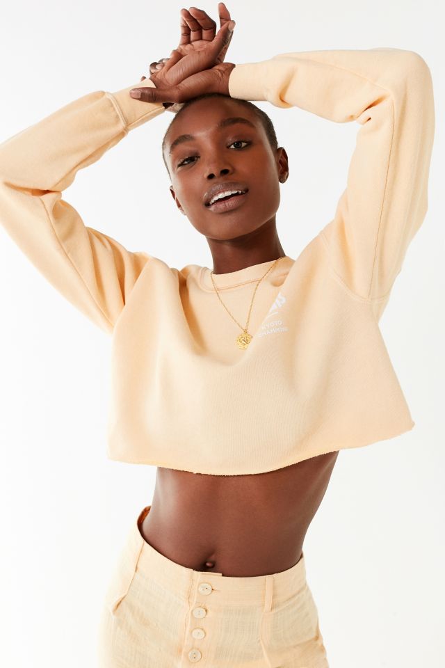 Kyoto Cropped Crew-Neck Sweatshirt #3
