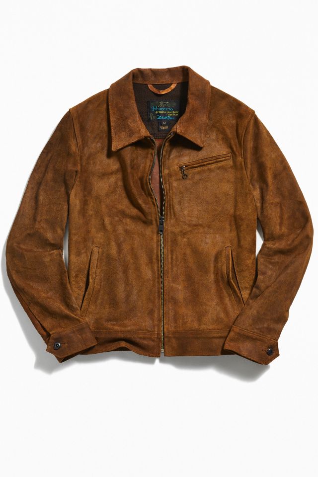 Schott Duke Unlined Rough Out Suede Jacket | Urban Outfitters