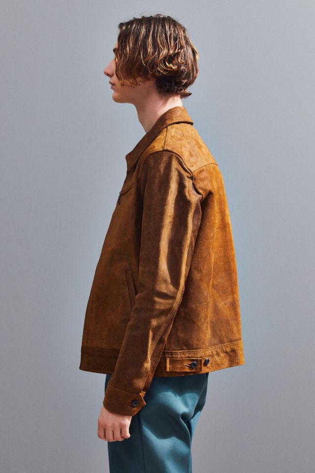 Schott Duke Unlined Rough Out Suede Jacket