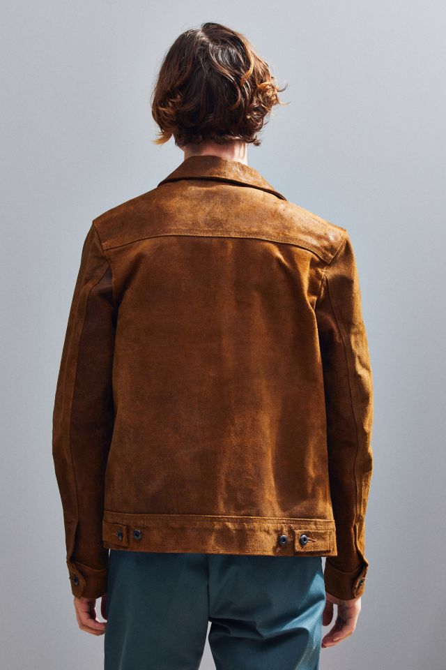 Schott Duke Unlined Rough Out Suede Jacket