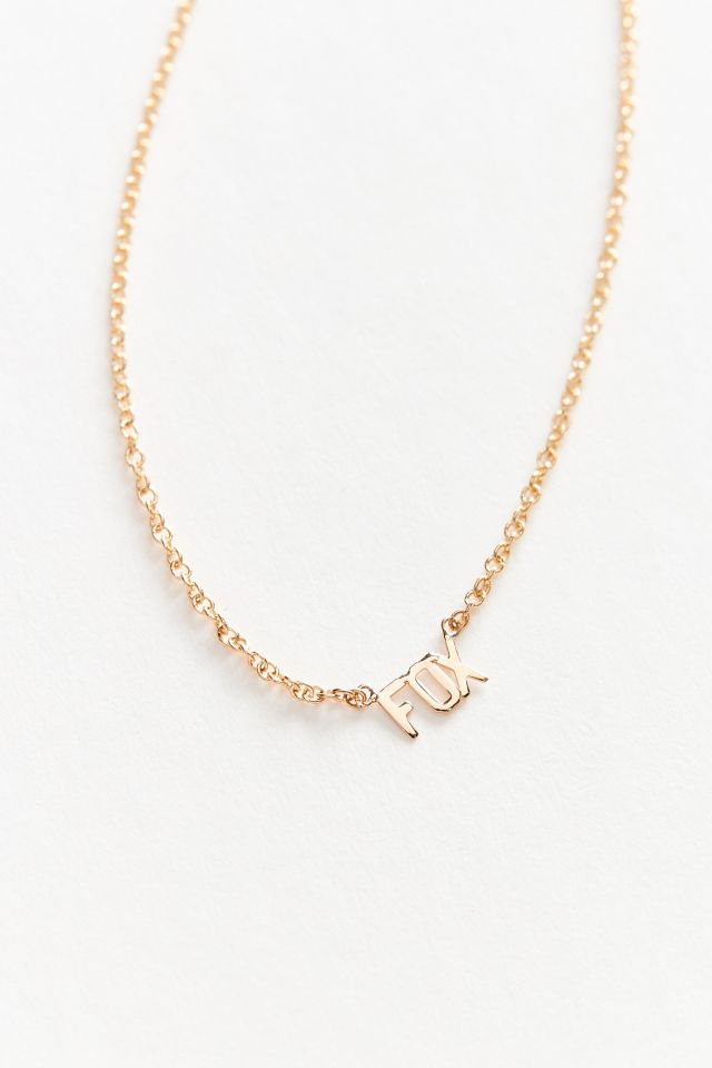 May Martin Fine Fox 14K Gold Necklace #1
