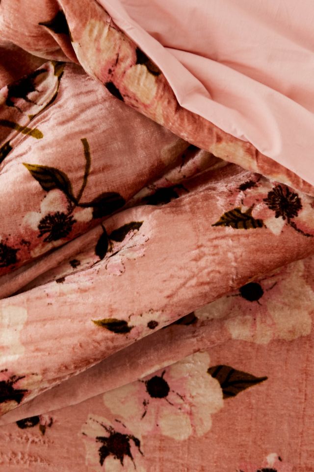 Sierra Floral Velvet Comforter #3