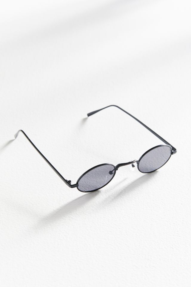 Sel Slim Oval Metal Sunglasses #1