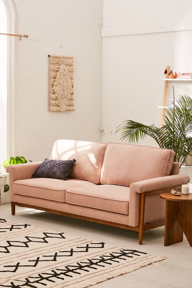 Urban outfitters pink deals couch