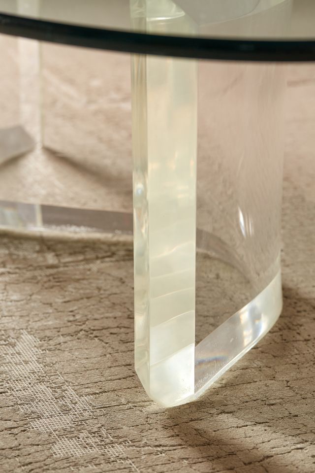 Casa Shop For Urban Renewal One-Of-A-Kind S-Shaped Lucite Coffee Table #4