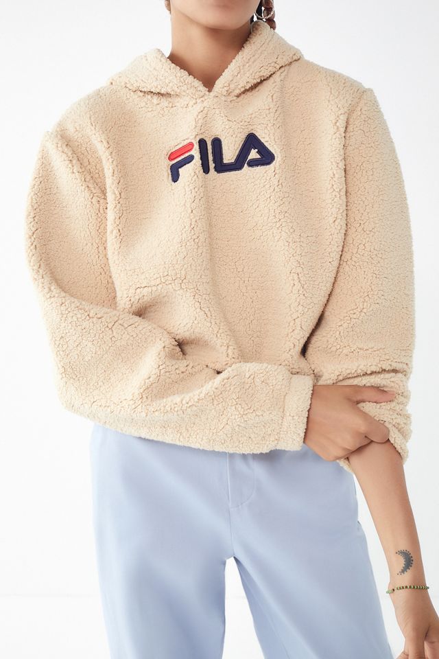 FILA UO Exclusive Teddy Hoodie Sweatshirt #3
