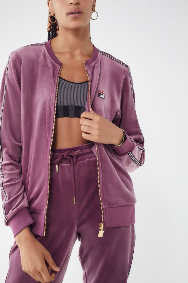 FILA UO Exclusive Laina Velour Track Jacket