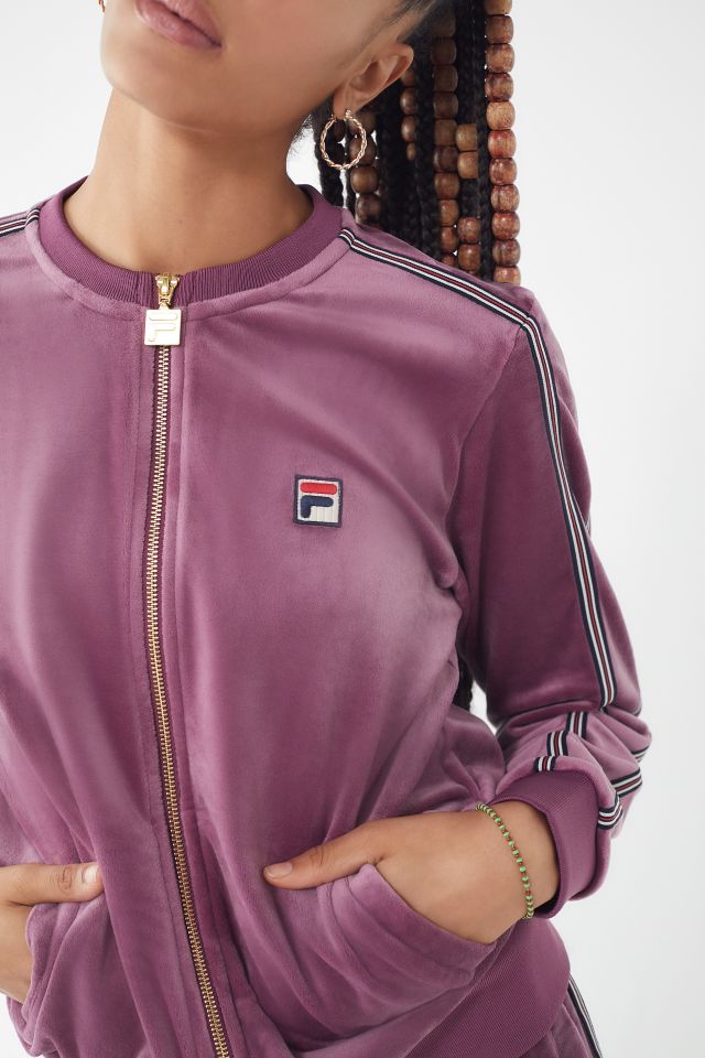 FILA UO Exclusive Laina Velour Track Jacket #3