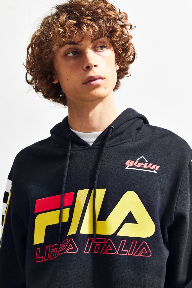 Fila racing hot sale hoodie sweatshirt