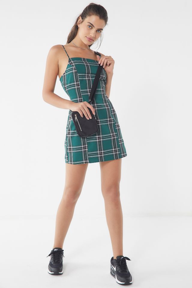 Urban outfitters outlet pink plaid dress