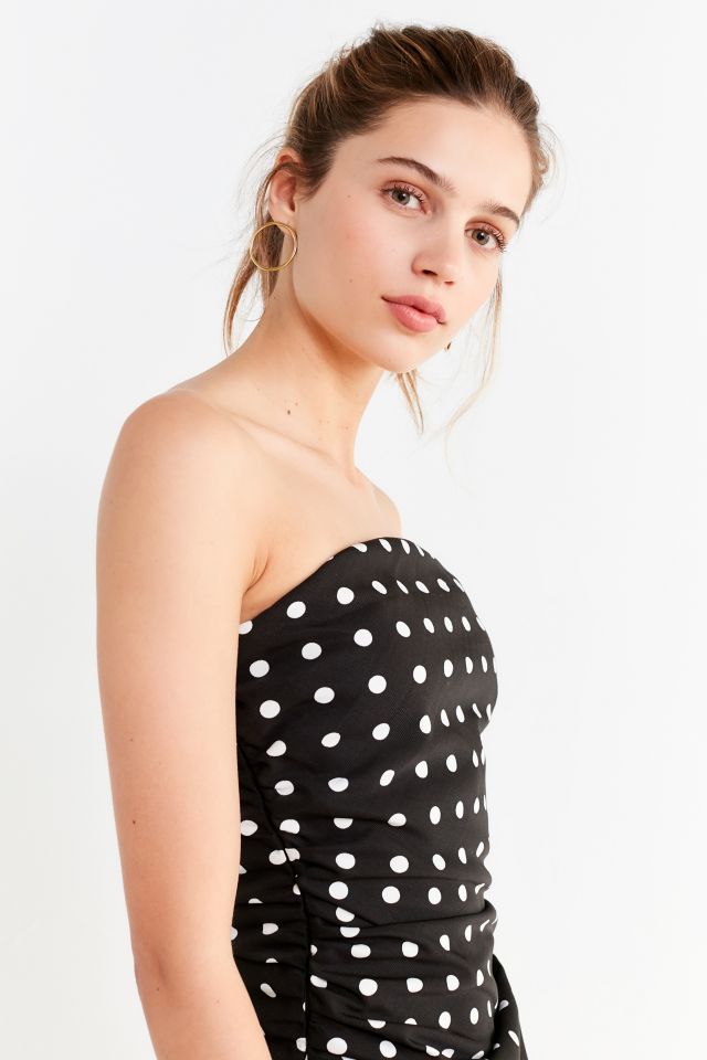 Lioness You Spin Me Round Strapless Dress #3