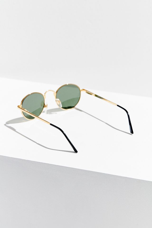 Lunettes de soleil rondes en métal Vintage Orbiter Solar Specs #2