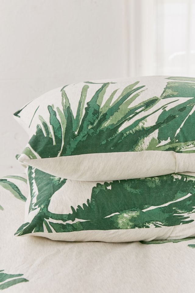 Expressive Palms Jersey Sham Set #1
