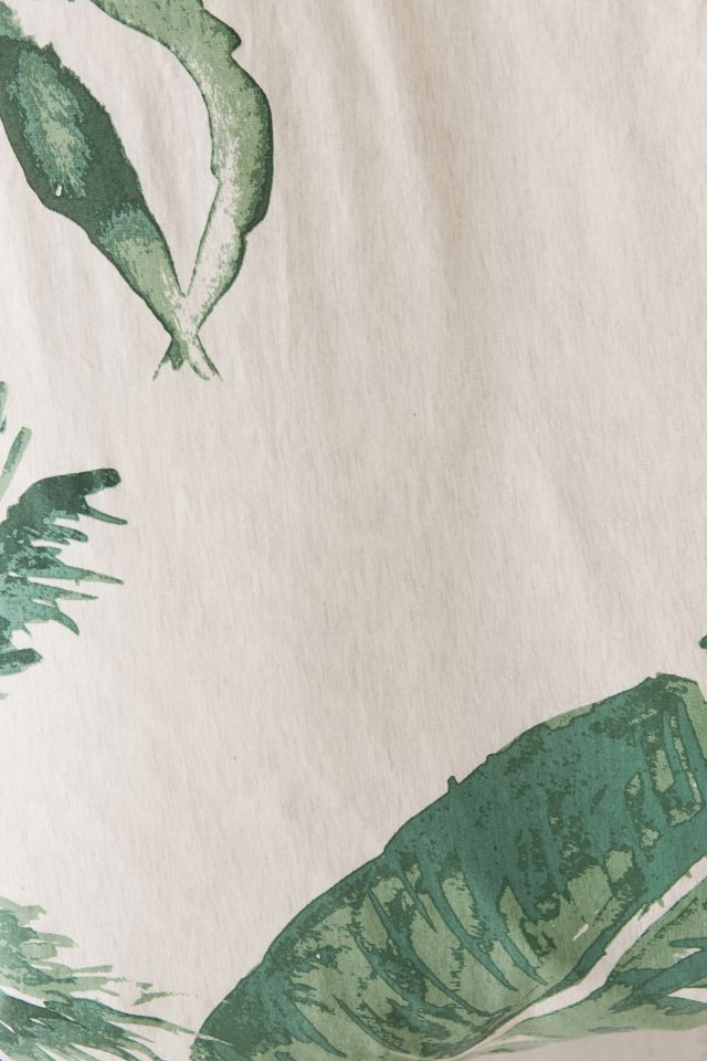 Expressive Palms Jersey Duvet Cover #4