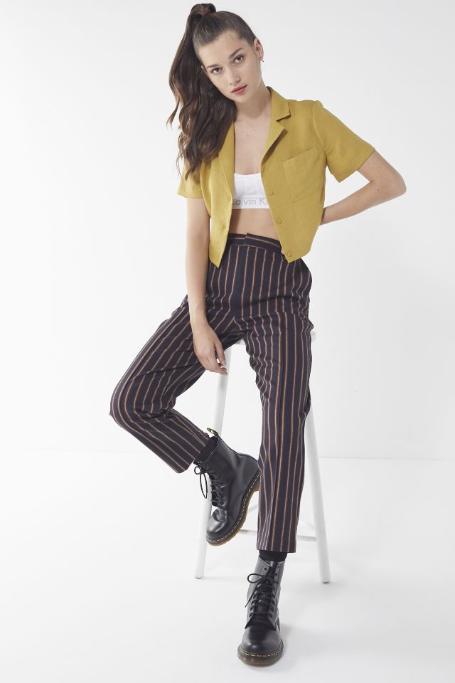 Urban outfitters striped trousers hot sale