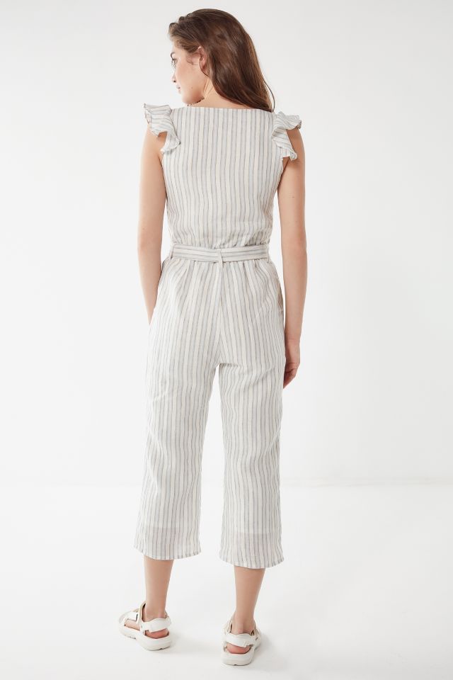 Heartloom Zander Ruffle Sleeve Striped Jumpsuit #2
