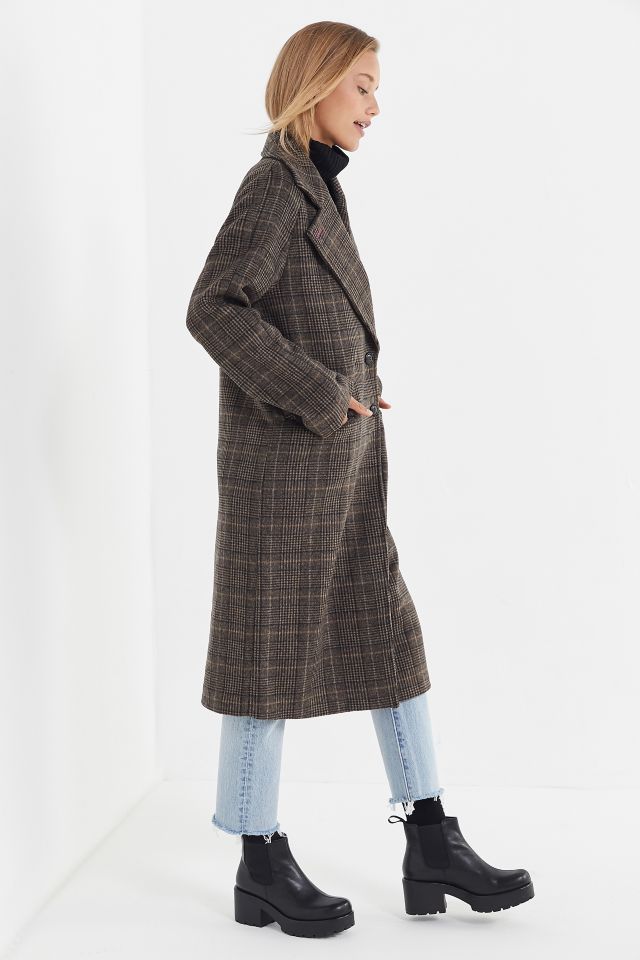 Avec Les Filles Plaid Wool Coat #1