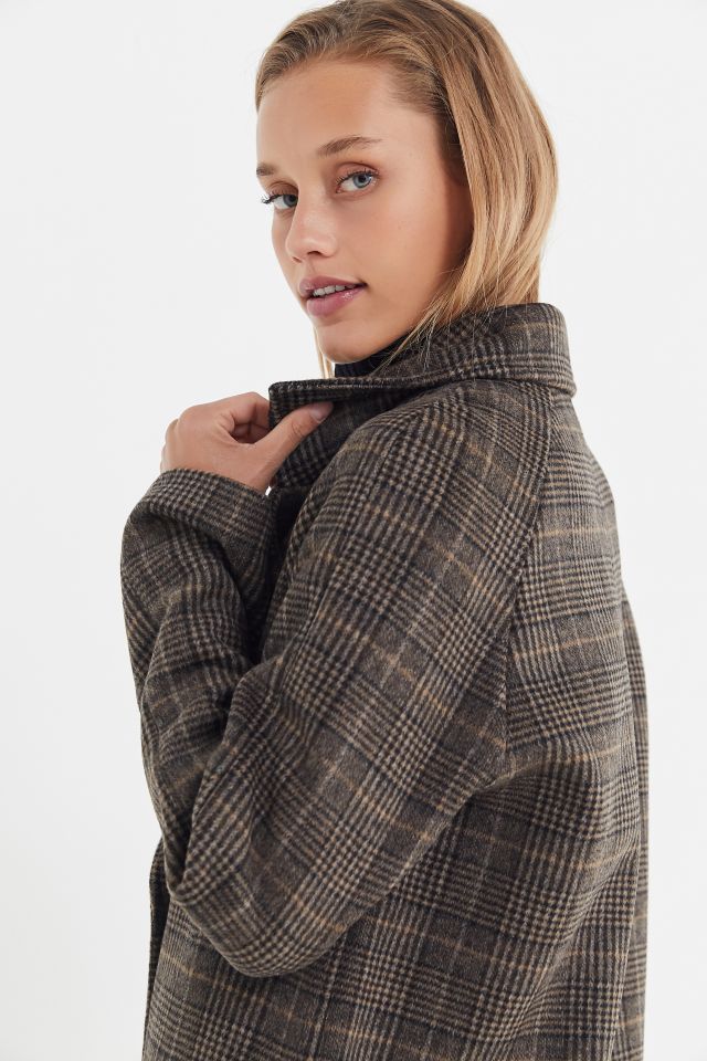 Avec Les Filles Plaid Wool Coat #3