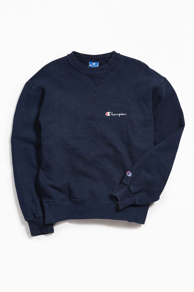 Navy blue champion crew neck best sale