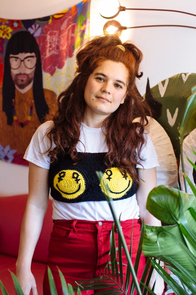 Mikki Yamashiro Handmade Crocheted Boob Throw Pillow #2