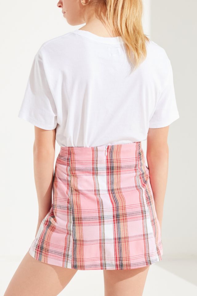 Jupe à carreaux pastel Remnants Urban Renewal #1