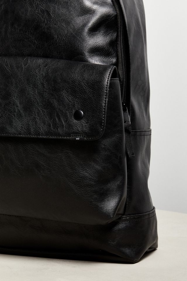 Sac à Dos UO en Similicuir avec Poche à Rabat #3