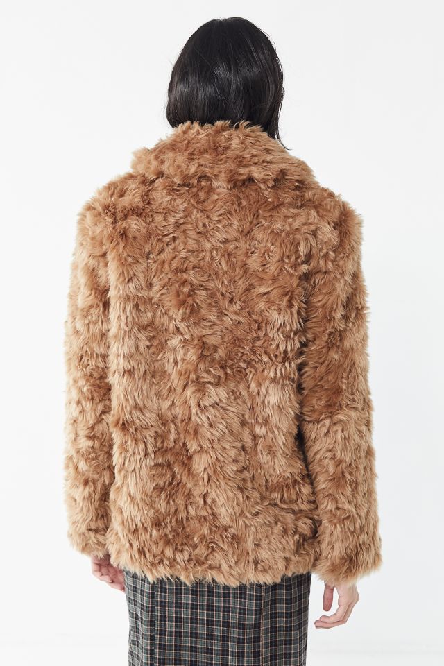 Avec Les Filles Faux Fur Toggle Coat #2