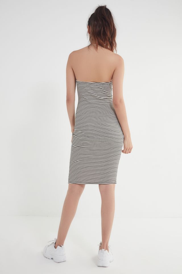 UO Striped Zipper Tube Dress #2