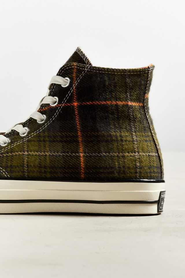 Converse Chuck 70 Elevated Plaid High Top Sneaker #4