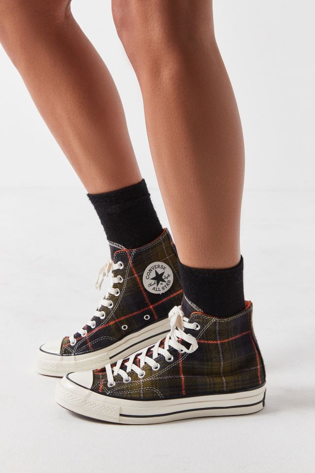 Converse chuck 70 plaid high store top sneaker