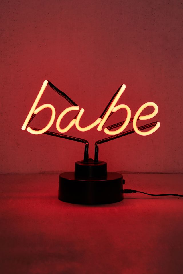 Babe Neon Sign Table Lamp #1