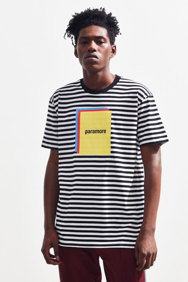 Paramore Striped Color Block Tee #1