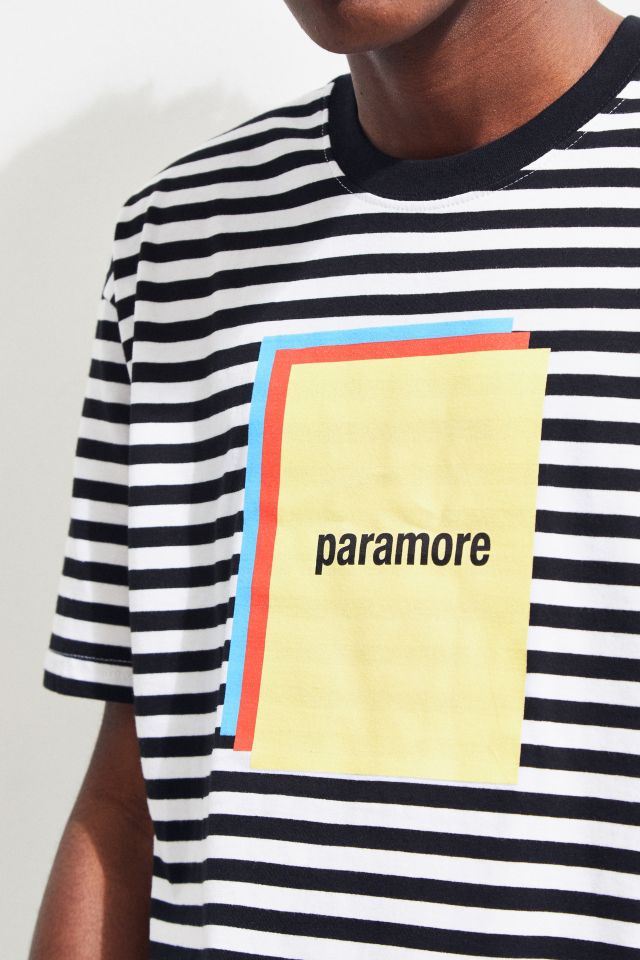 Paramore Striped Color Block Tee #3