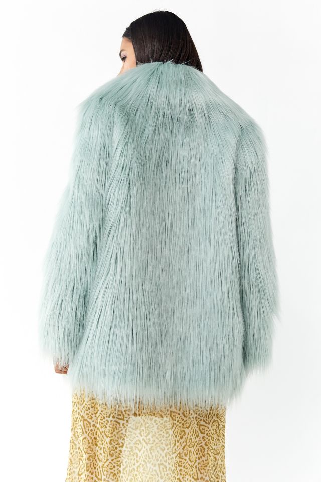 Jakke Heather Mongolian Faux Fur Coat #2