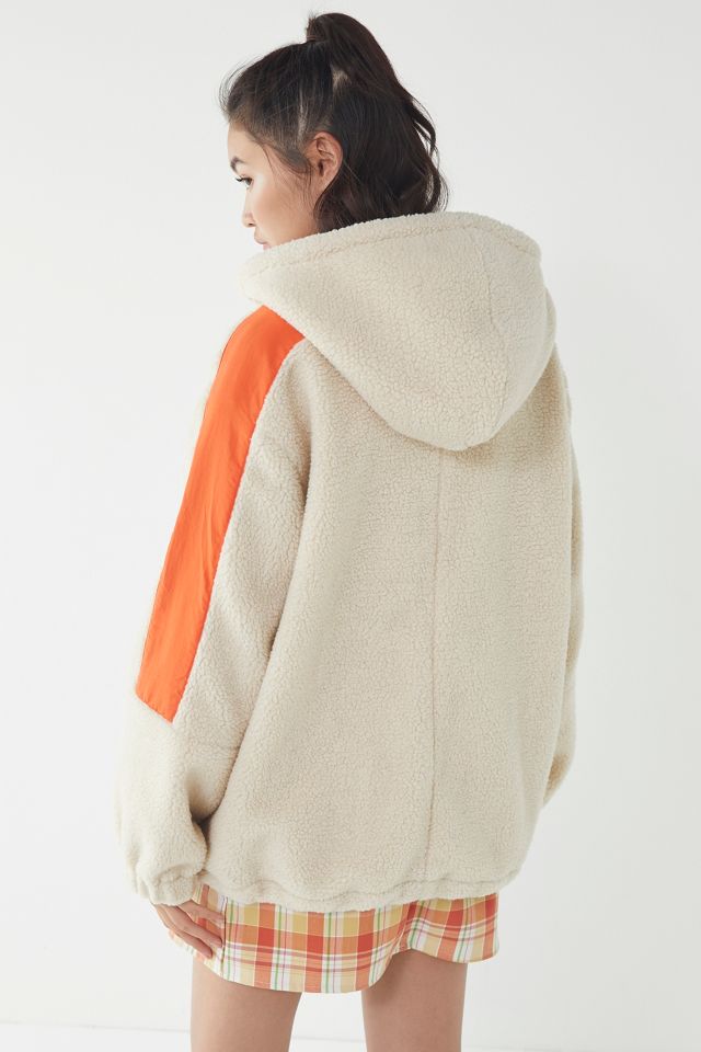 UO Kenzie Sherpa Fleece Popover Jacket #2