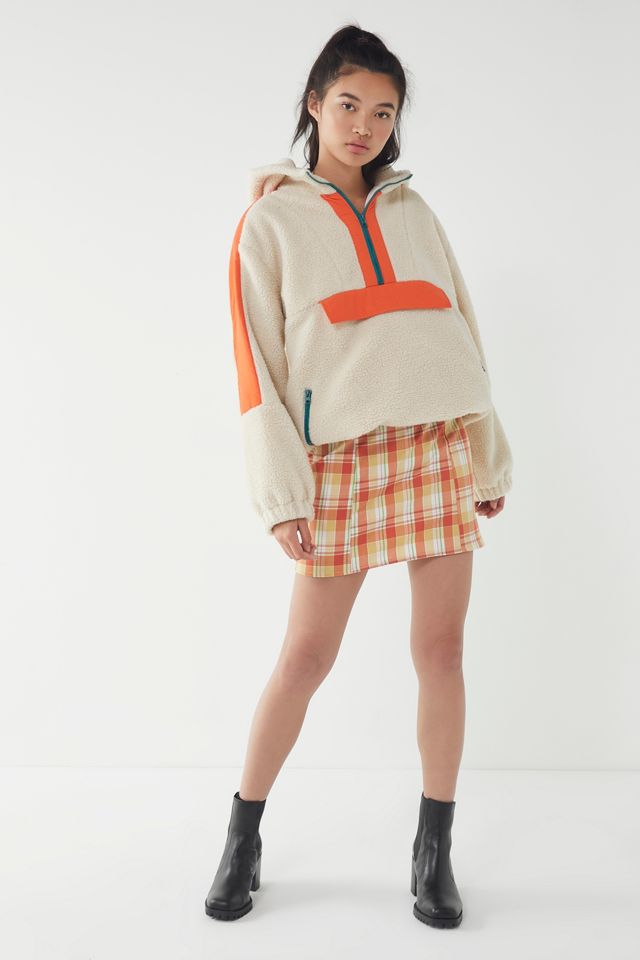UO Kenzie Sherpa Fleece Popover Jacket #3