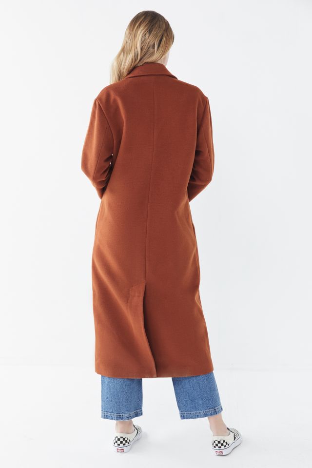 UO Wool Double-Breasted Overcoat  #2