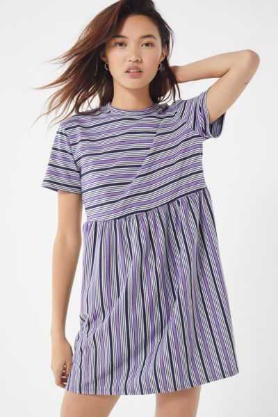 striped babydoll dress