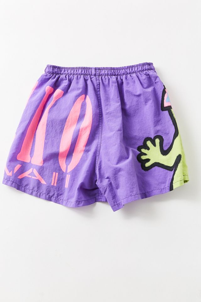 Vintage Gecko ‘80s Hawaiian Swim Short #2