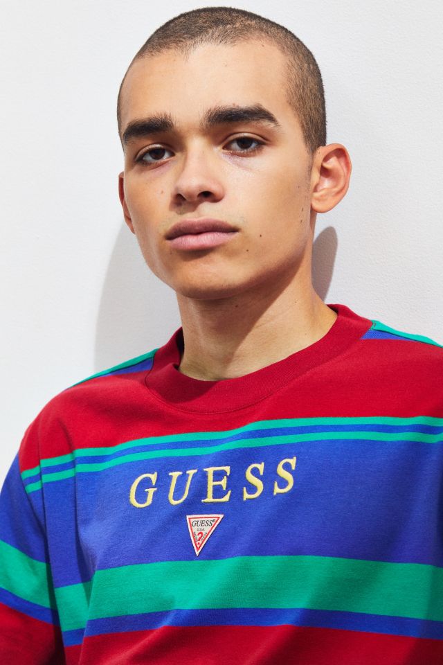 Guess camden sale striped tee