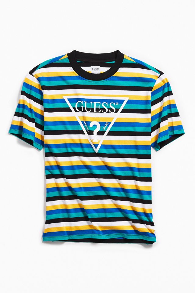 praise Adventurer Young lady GUESS UO Exclusive Vista Striped Tee | Urban Outfitters