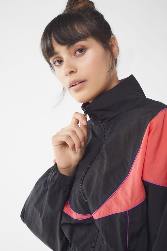 UO Nylon Colorblock Windbreaker Jacket #1