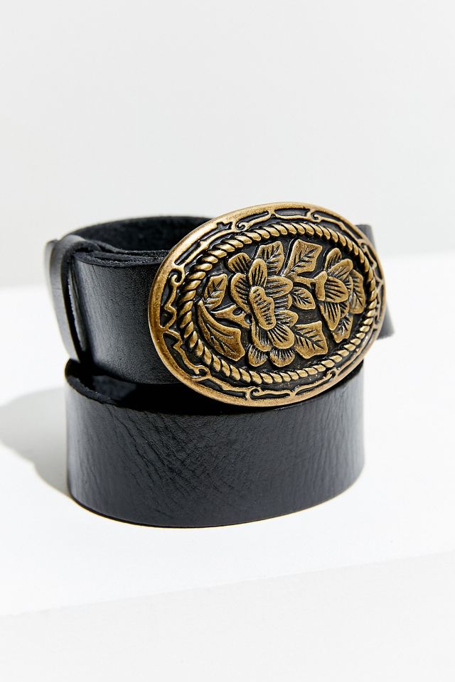 Ceinture à boucle fleurie #1