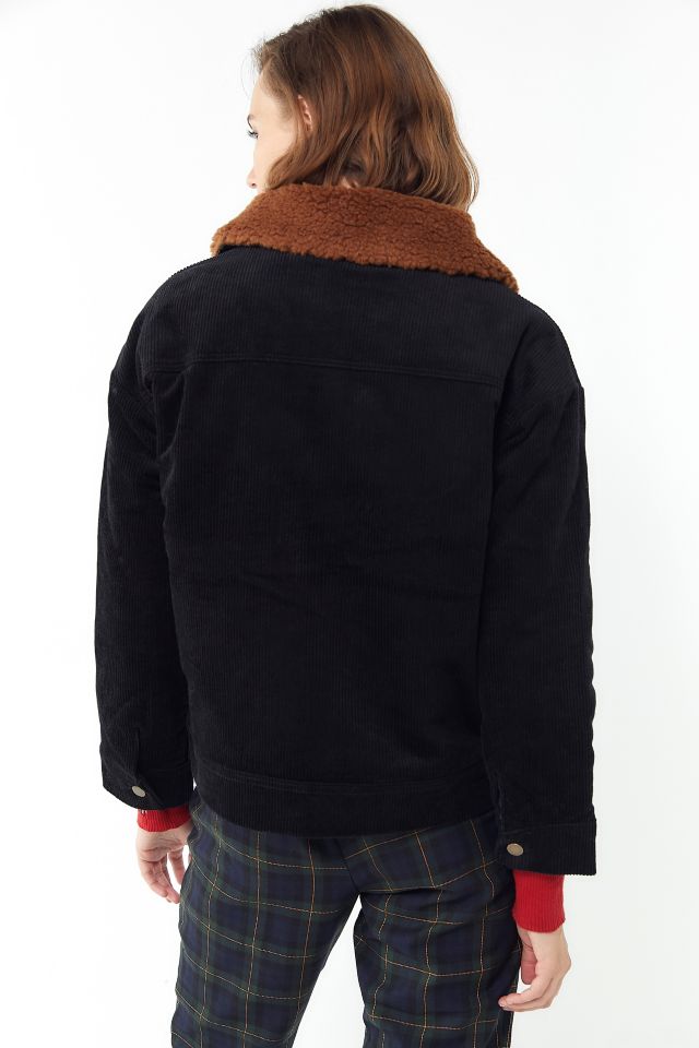 Side Party Jessa Corduroy Sherpa Trucker Jacket #2