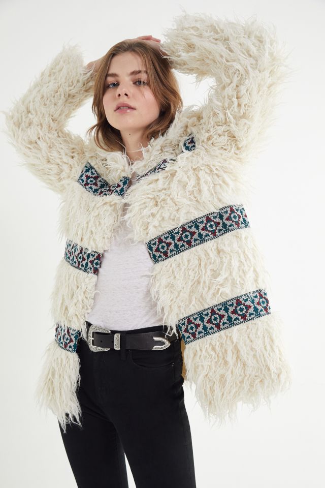 UO Rosa Faux Fur Coat | Urban Outfitters
